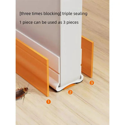 Soundproof Triple Seal Door Draft Stopper