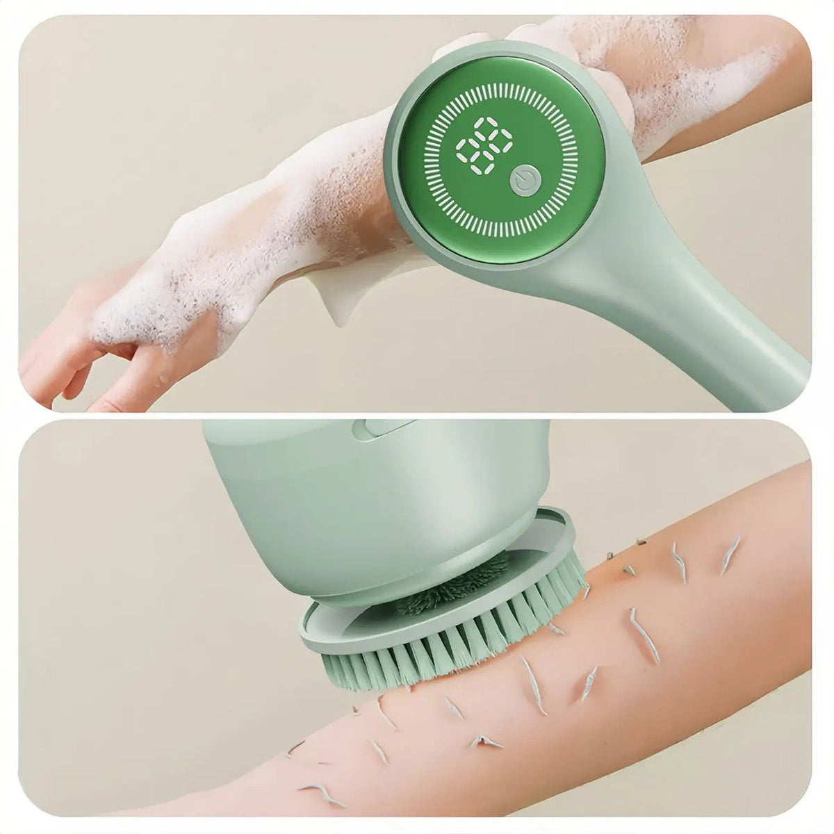 Rechargeable Motorized Electric Shower Back Scrubber