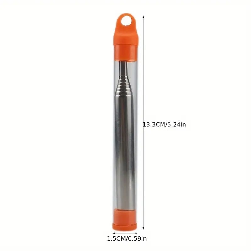 Telescopic Portable Blow Fire Tube - Collapsible High Effective Camping Equipment - Outdoor Cooking Hiking BBQ Fire Pipe