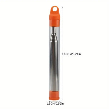 Telescopic Portable Blow Fire Tube - Collapsible High Effective Camping Equipment - Outdoor Cooking Hiking BBQ Fire Pipe