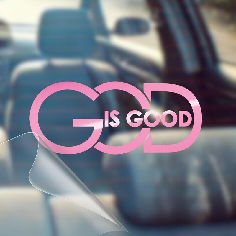 🙏 “God Is Good” Christian Decal Sticker | 4 Color Options