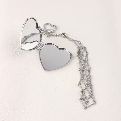 🔥Limited Time 50% Off✨Lipstick Holder Keychain with Mirror