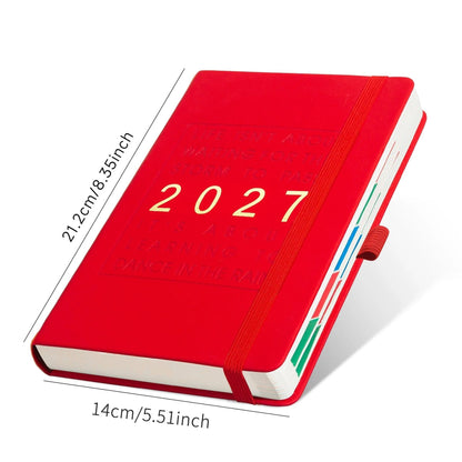 📓 2027 Calendar Notebook – A5, one day per sheet, date-marked – Ideal for daily logs & future reference ✨