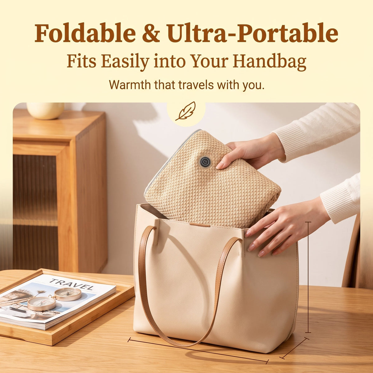 🔥 Last Day 52% Off!🔥Portable USB Electric Heated Blanket Perfect for Outdoors or the Office. Use as a Single-Person Throw, Wrap, or Lap Blanket.