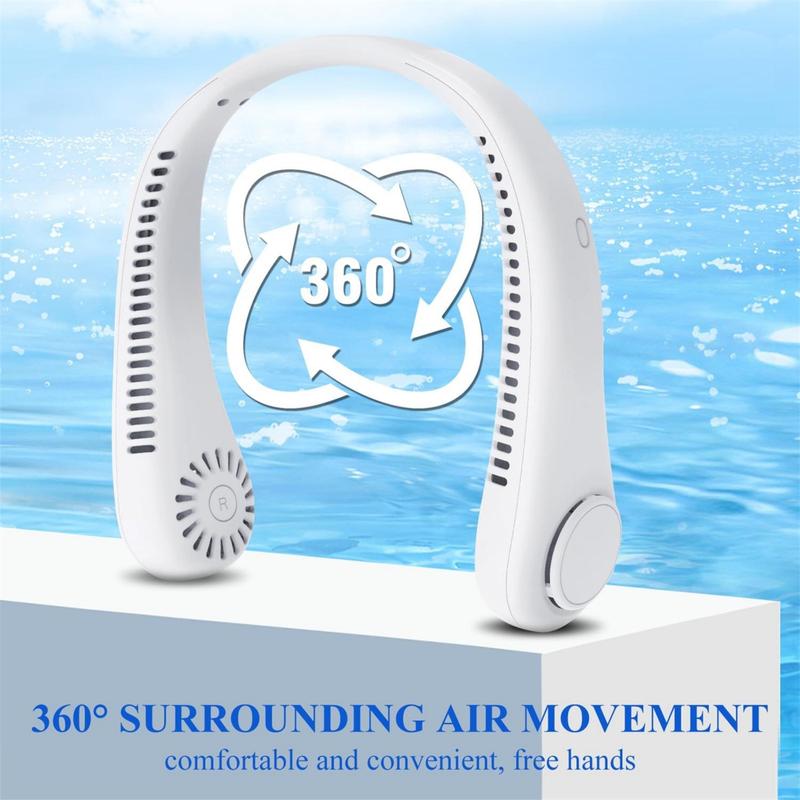 NeckFanTM – Wearable Neck Fan | Soft Airflow | Outdoor & Travel Cooling
