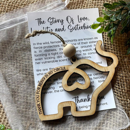 🔥LAST DAY 49% OFF - 🐘Friendship gift • sisterhood elephant
