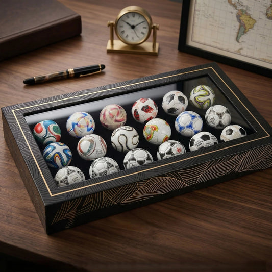 🏆 Handcrafted Mini Soccer Ball Collection (1970–2026)