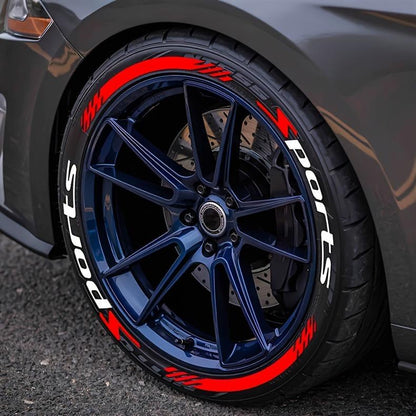 🚗4 Counts/set Car Wheel Hub Decals for 4 Tires