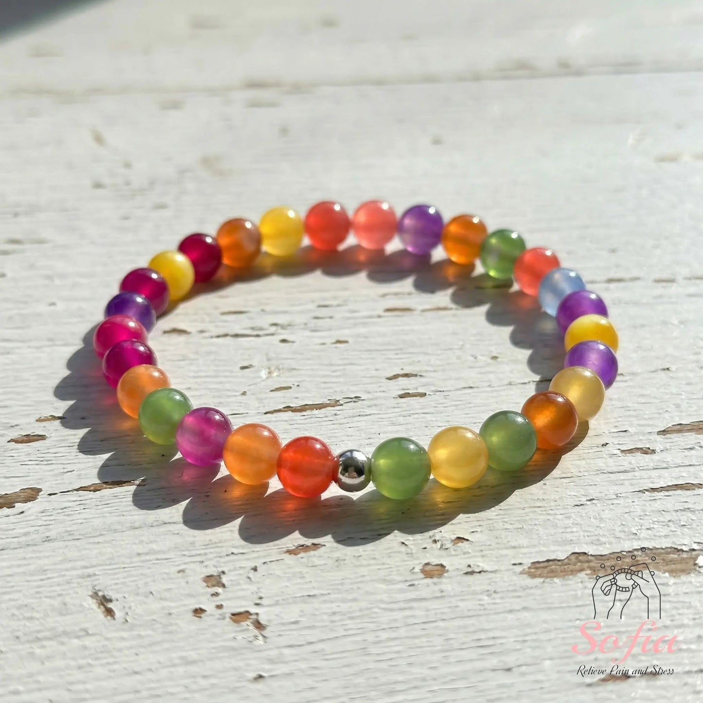 🌈 Sofia Dopamine UV Reactive Beaded Jewelry – Your New Summer Staple