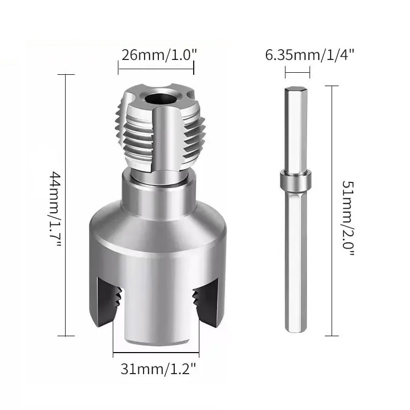 🛠️ Pipe Tapping and Threading Tool