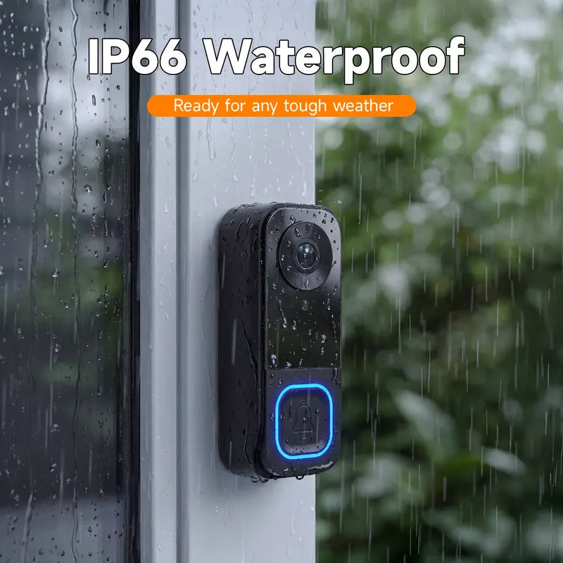 IP66 waterproof outdoor video doorbell