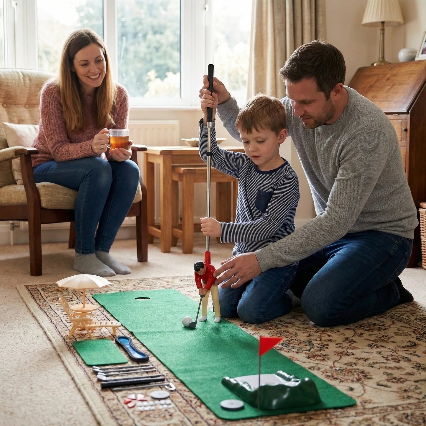 ⛳️Tiny Golfer Play Kit for Family Fun