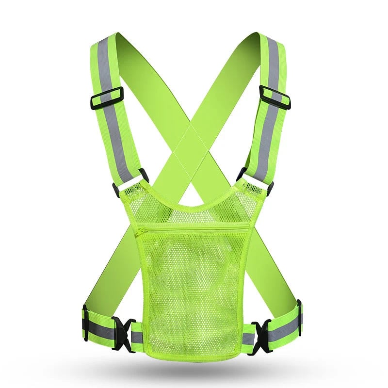 💥Buy 1 get 1 free 🔥High Visibility Reflective Vest Adjustable Safety Running Gear with Pocket
