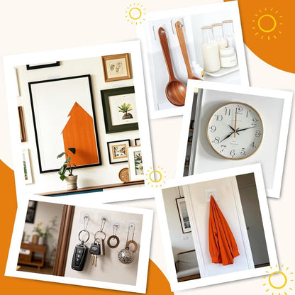 Heavy Duty Adhesive Wall Hooks