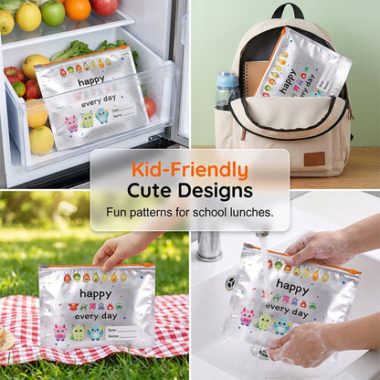 Keep Food Fresh Instantly! Airtight Aluminum Foil Storage Bags