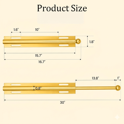 2026🗄️Valet Rod for Closet Pull Out