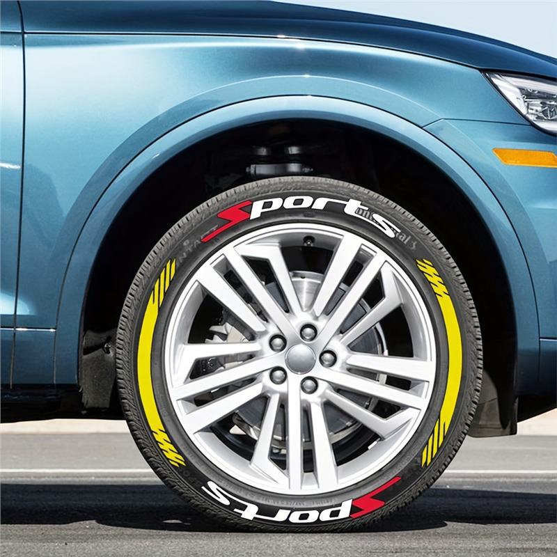 🚗4 Counts/set Car Wheel Hub Decals for 4 Tires