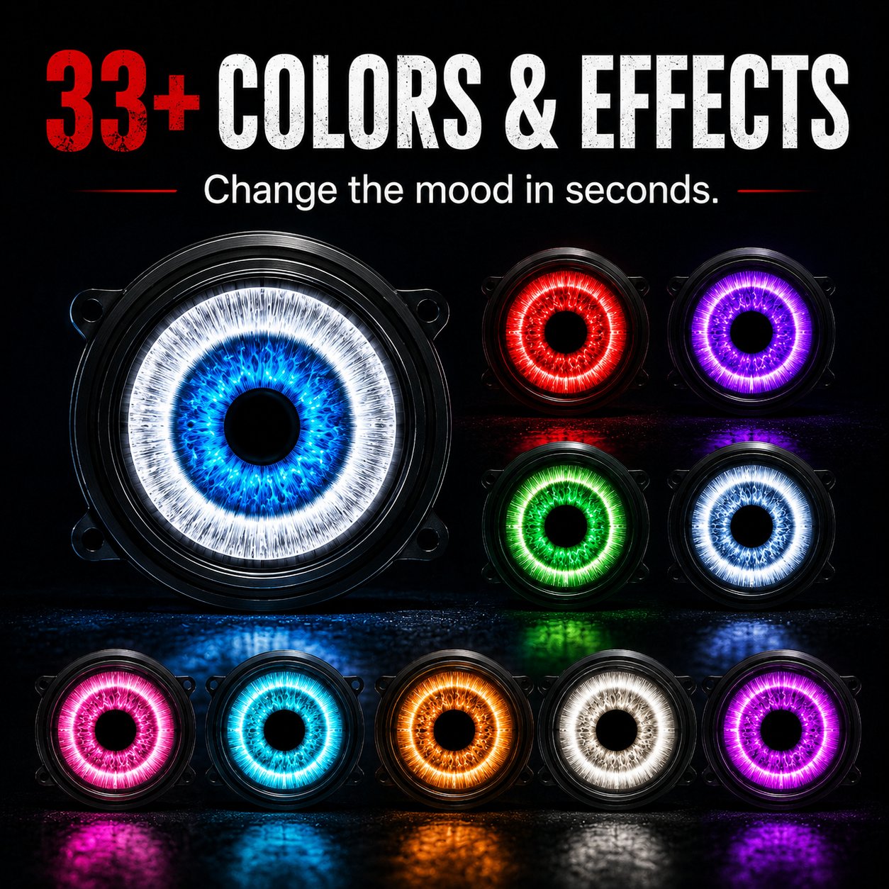 👀Demon-Eye LED Headlight Kit-2 pcs
