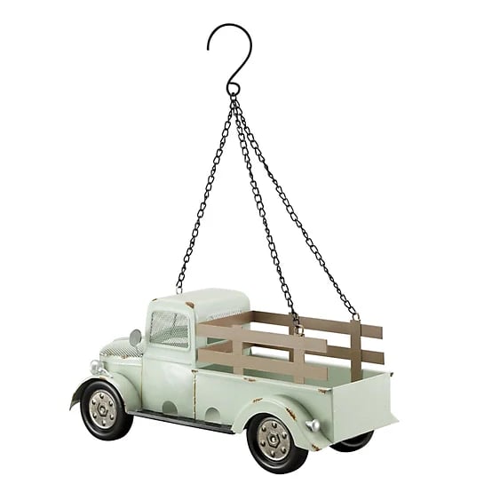 🏆Flash Sale⚡ 10K+ SOLD! Almost Gone-💥🚛🐦 Vintage Truck Bird Feeder – Add a Touch of Nostalgia to Your Garden