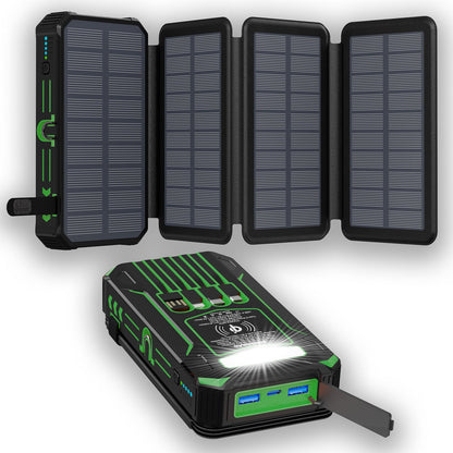 🔥 High-Capacity Solar Charger Power Bank