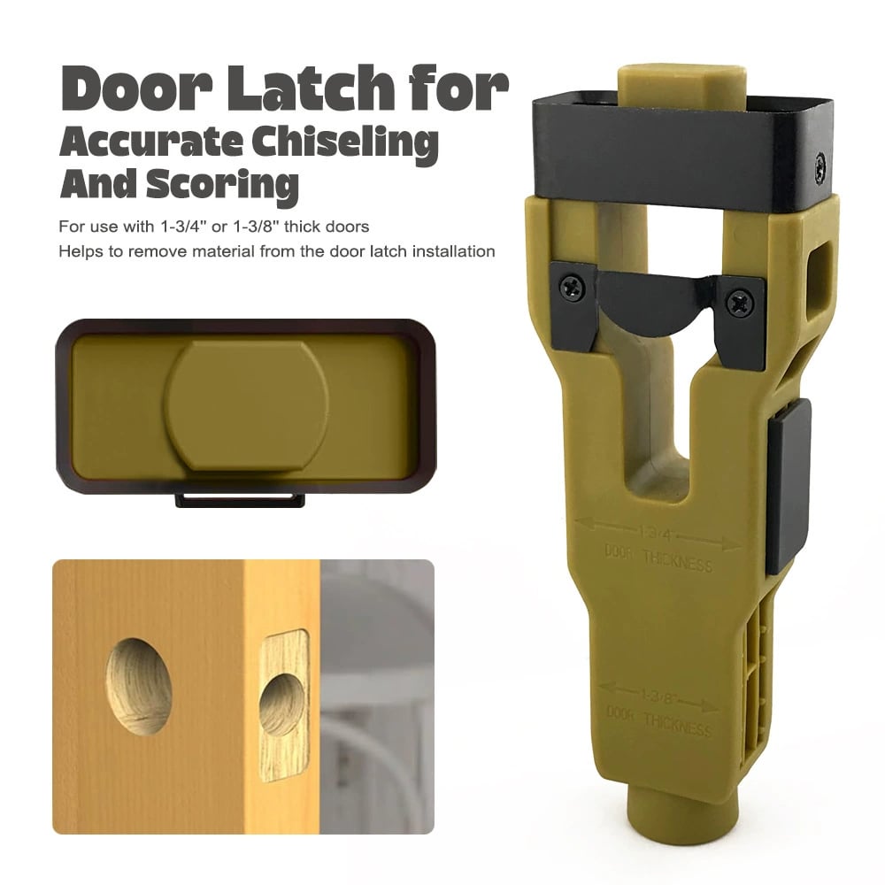 🔥LAST DAY 49% OFF - 🛠️Door Latch Mortise Tool For Use With 1-3/4" or 1-3/8" Thick Door