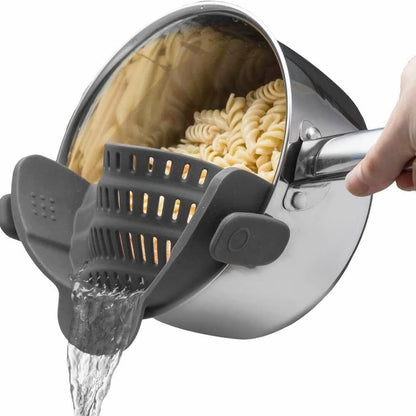 ⏰VIP Shipping Today Only⏰Silicone Pasta Strainer Clip-On for Pots and Pans
