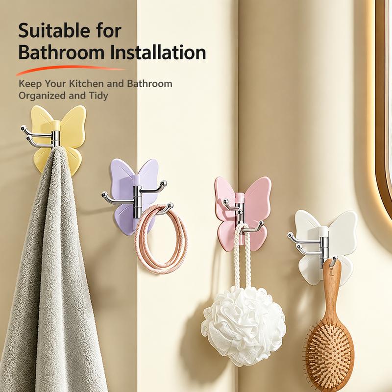 🎁Hot Sale 49% OFF🔥4 Pack Rotating Butterfly Hooks