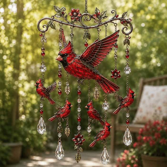 🐦🎐Last Day 49% OFF -🐦🎐 Bring Your Garden to Life! Graceful Hummingbird Wind Chime — Sparkling Suncatcher & Soothing Melodies