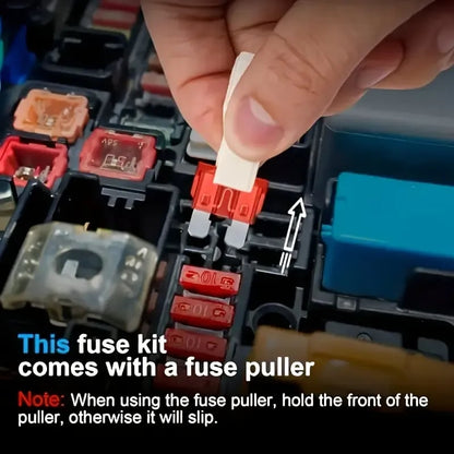 💯306PCS Car Blade Fuse Kit – Complete Auto Fuse Assortment with Tester & Puller