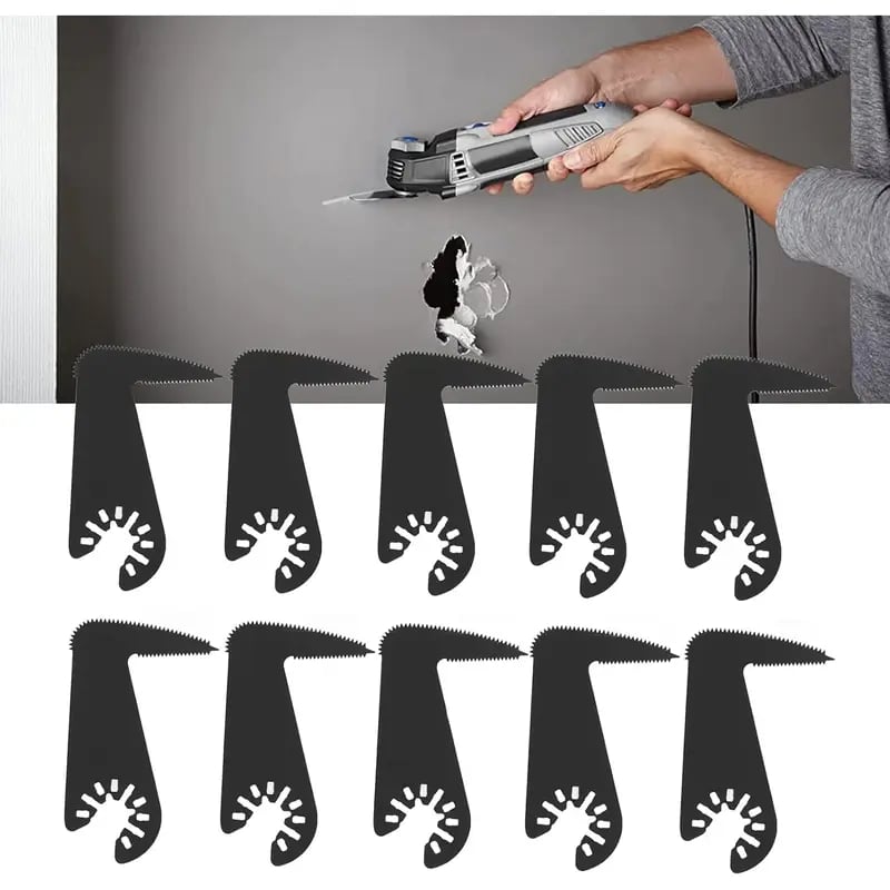 Sickle Shape Oscillating Multitool Saw Blades (10/20 Pack)