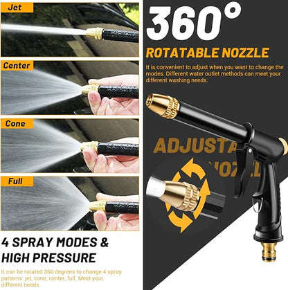 🔥[Father's Day Gift] Portable High-Pressure Spray Gun, Adjustable Hose Nozzle