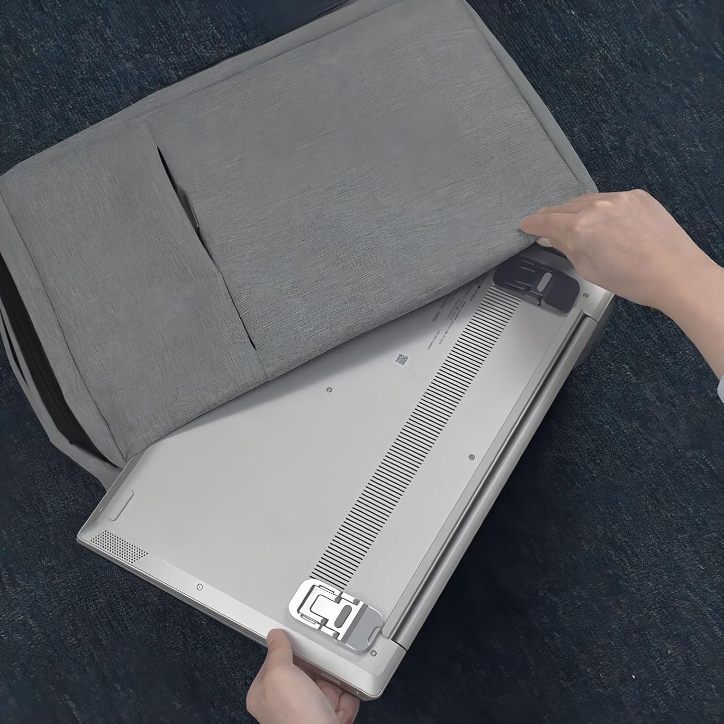2 Pcs Zinc Alloy Foldable Laptop Stand