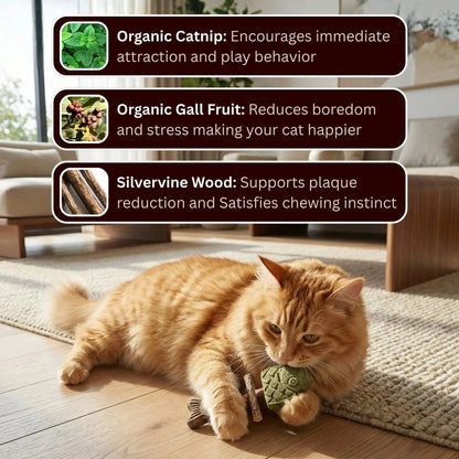 Day Sale 50% OFF - Catnip & Silvervine Chew