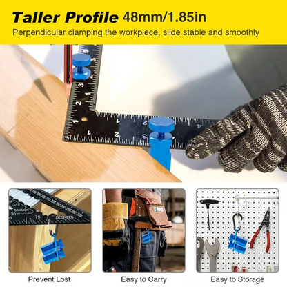 🔥Limited Time 50% Off✨Tall Stair Gauges for Framing Square with Holder and Hook