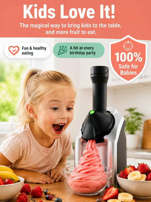 Fully Automatic Ice Cream Maker, Homemade Ice Cream at the Touch of a Button – Guaranteed Foolproof