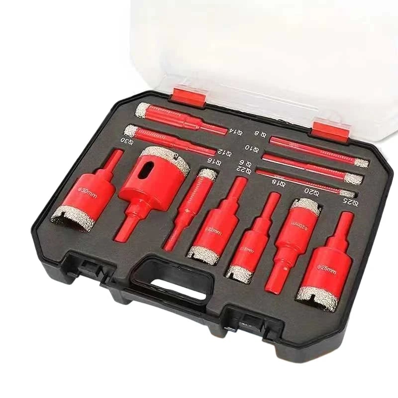 ⏰12-Piece Dry Diamond Tile Hole Saw Kit (6-35mm)