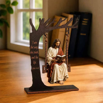 ✝️ Christian Jesus Swing Table Decor🎁