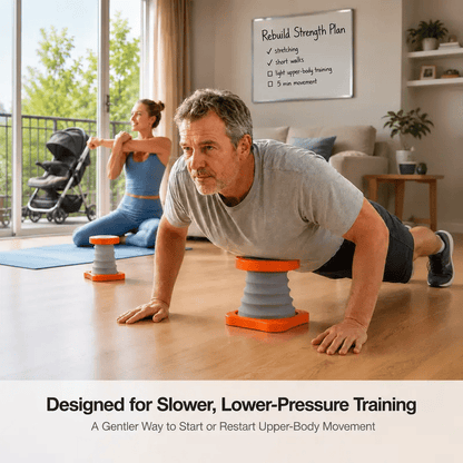 💪 SPRING‑LOADED PUSH‑UP BOOST TRAINER | HOME GYM FOR BEGINNERS
