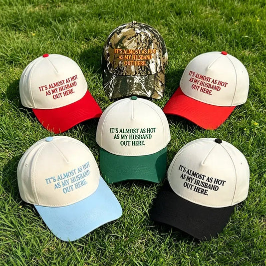 🧢Funny "Almost As Hot As My Husband" Embroidered Hat