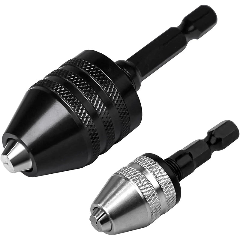 3-jaw chuck for electric screwdrivers and drills – keyless, quick-change & compatible with round and hexagonal shanks – perfect for hobby, renovation and precision work 🛠️✨