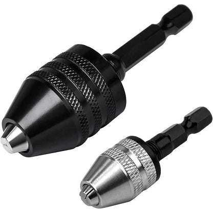 3-jaw chuck for electric screwdrivers and drills – keyless, quick-change & compatible with round and hexagonal shanks – perfect for hobby, renovation and precision work 🛠️✨