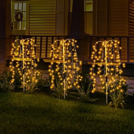 💐49% OFF ! Solar Garden Lights – Warm & Inviting Glow for Patio ✨🏠[Limited Offer]