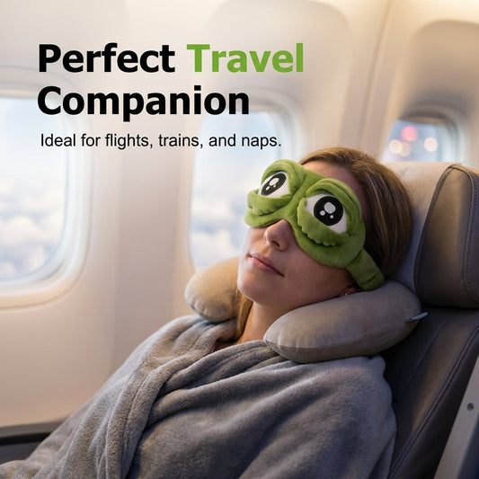 🔥LAST DAY 50% OFF🐸 3D Cute Frog Sleep Mask