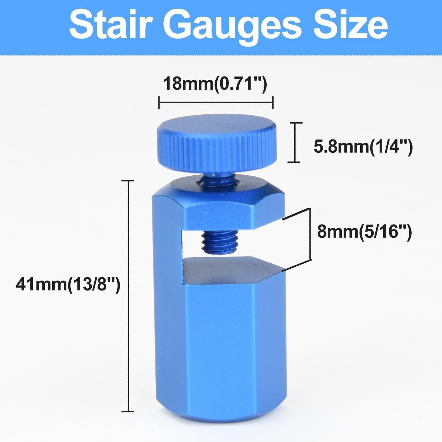 ✨HOT SALE 49% OFF - Tall Stair Gauges for Framing Square – Hexagonal Stable Lock with Holder & Hook for Carpentry & Circular Saw