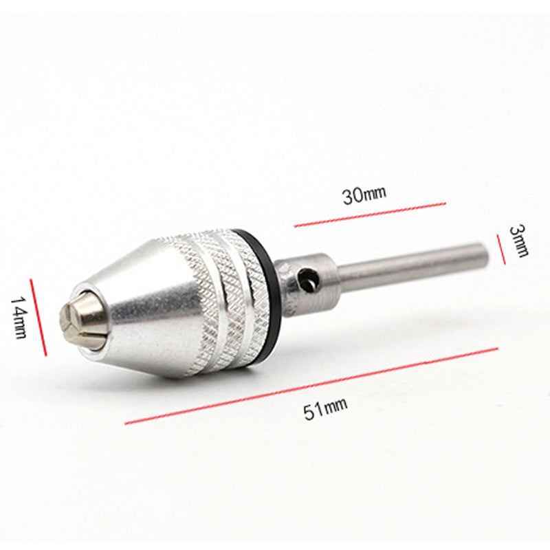 3-jaw chuck for electric screwdrivers and drills – keyless, quick-change & compatible with round and hexagonal shanks – perfect for hobby, renovation and precision work 🛠️✨