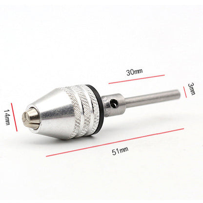 3-jaw chuck for electric screwdrivers and drills – keyless, quick-change & compatible with round and hexagonal shanks – perfect for hobby, renovation and precision work 🛠️✨