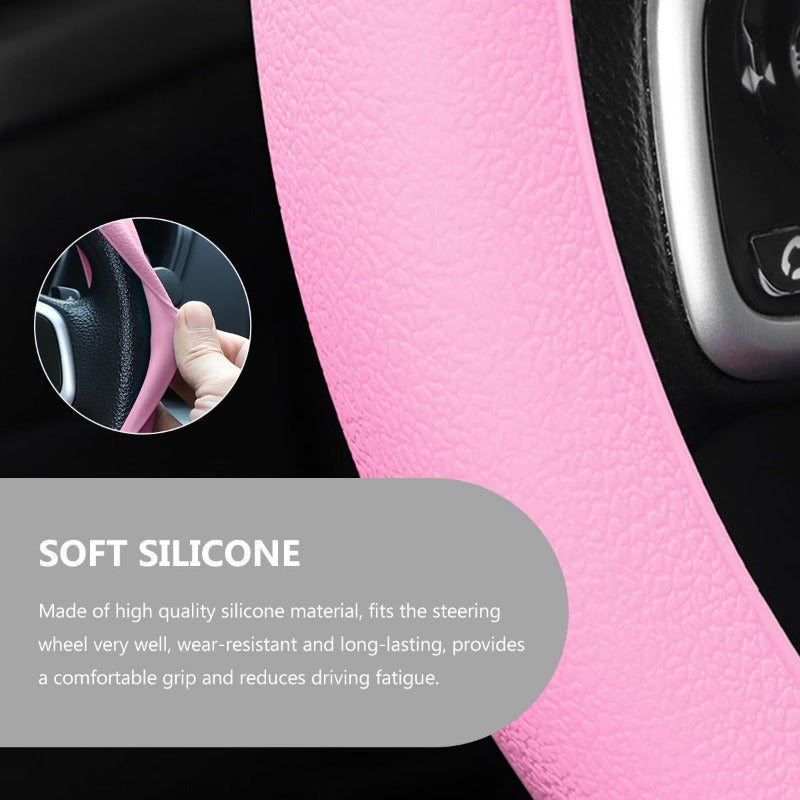 🚗Soft Silicone Steering Wheel Cover
