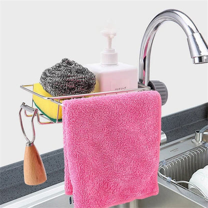 Stainless Steel Kitchen Sink Organizer Rack