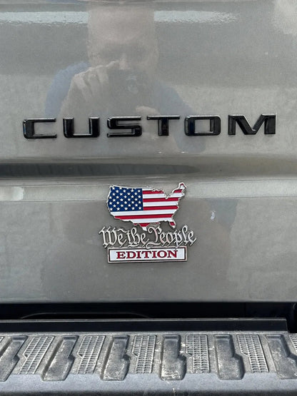 USA Faith, Family & Freedom Metal Emblem