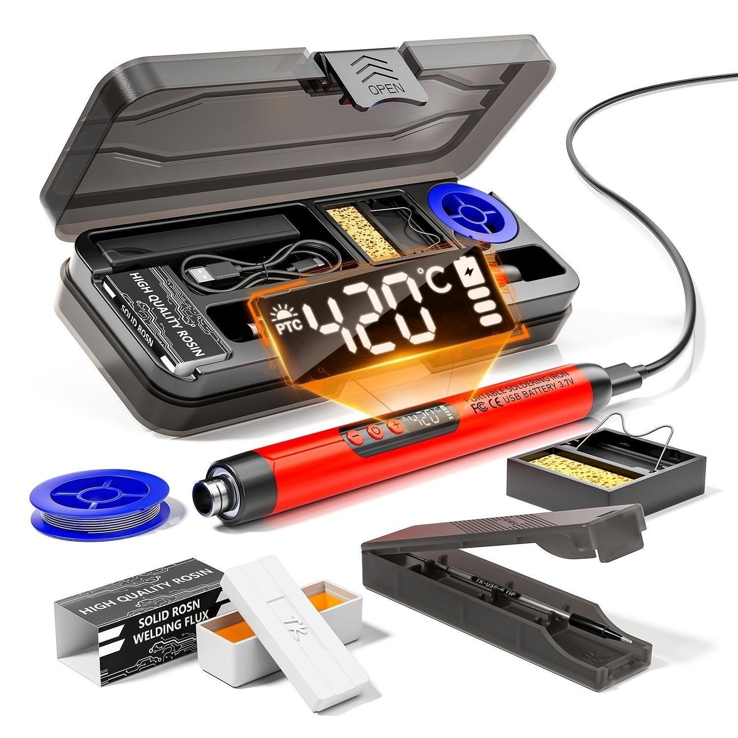 2026 Hot Sale🔥 PORTABLE USB SOLDERING IRON KIT